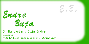 endre buja business card